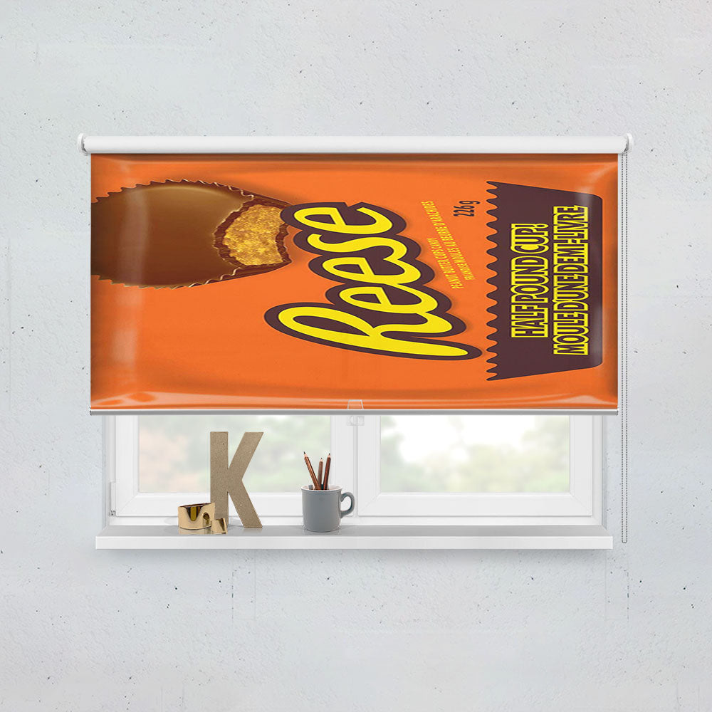 Reese Peanut Butter Cups Holiday Candy Window Roller Blinds Shades