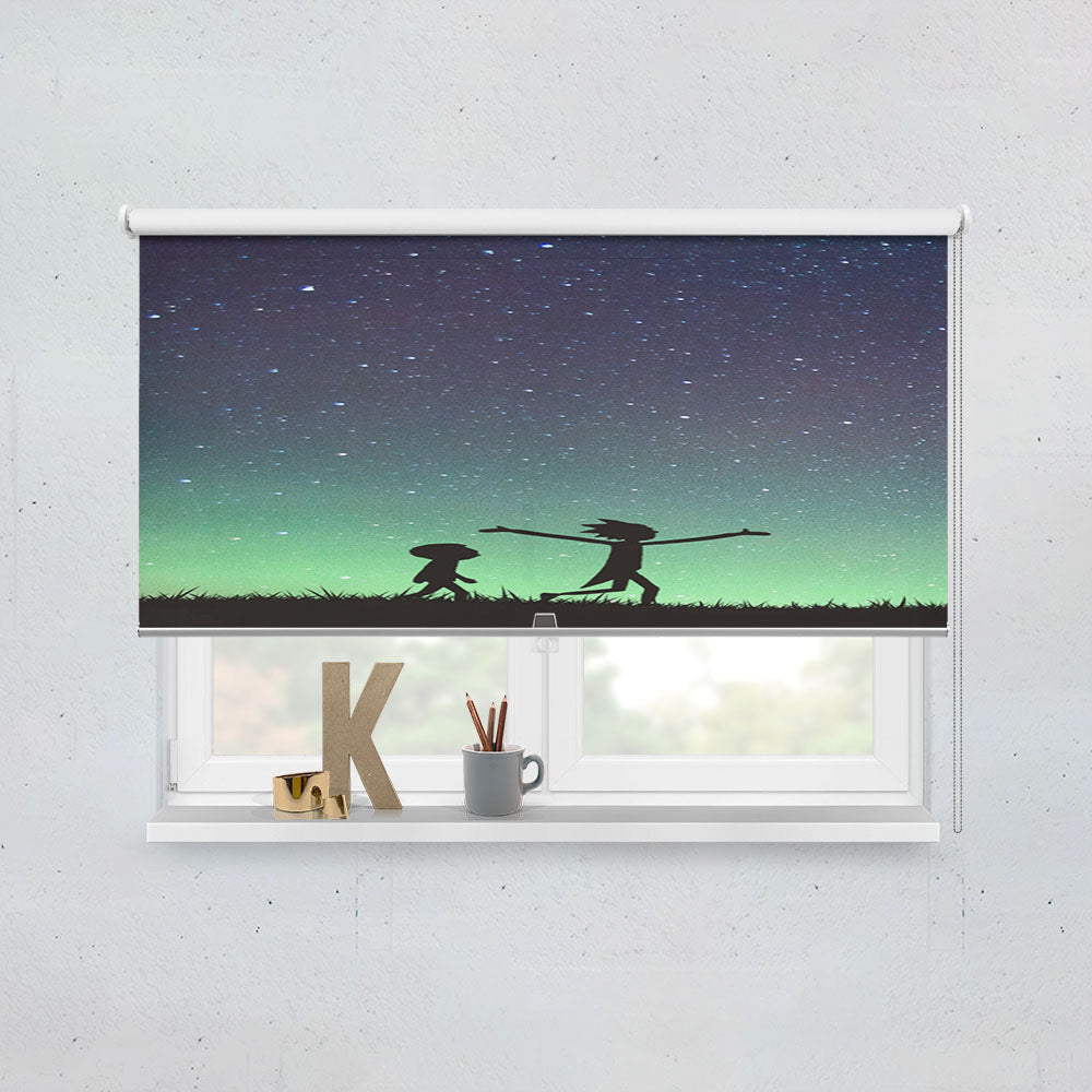 Rick And Morty Space Nebula Window Roller Blinds Shades