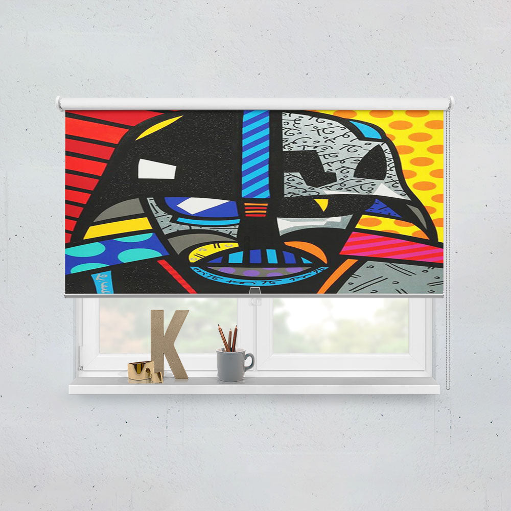 Romero Britto Darth Vader Star Wars Wallpaper Window Roller Blinds Shades