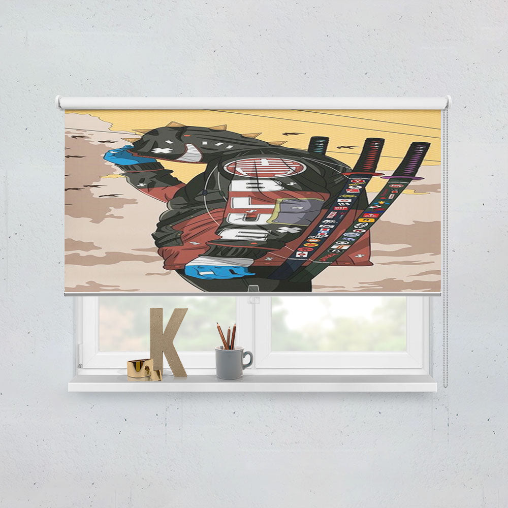 Samurai Hype Window Roller Blinds Shades