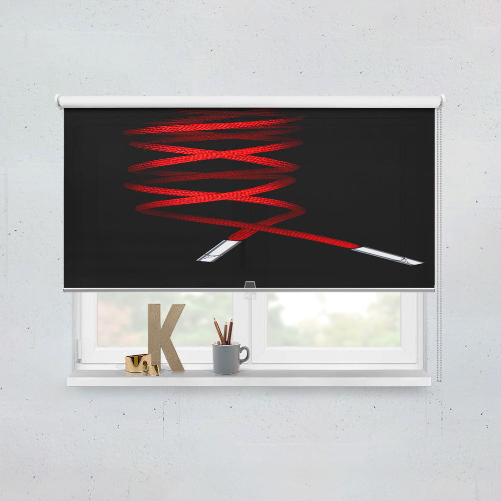 Shoelace Jordan Red Window Roller Blinds Shades