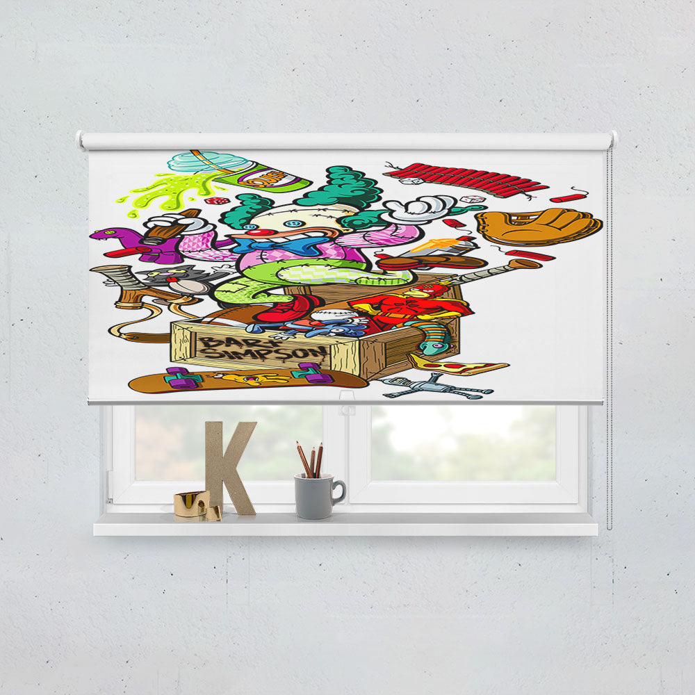 Simpsons Bar Santa Cruz Art Window Roller Blinds Shades