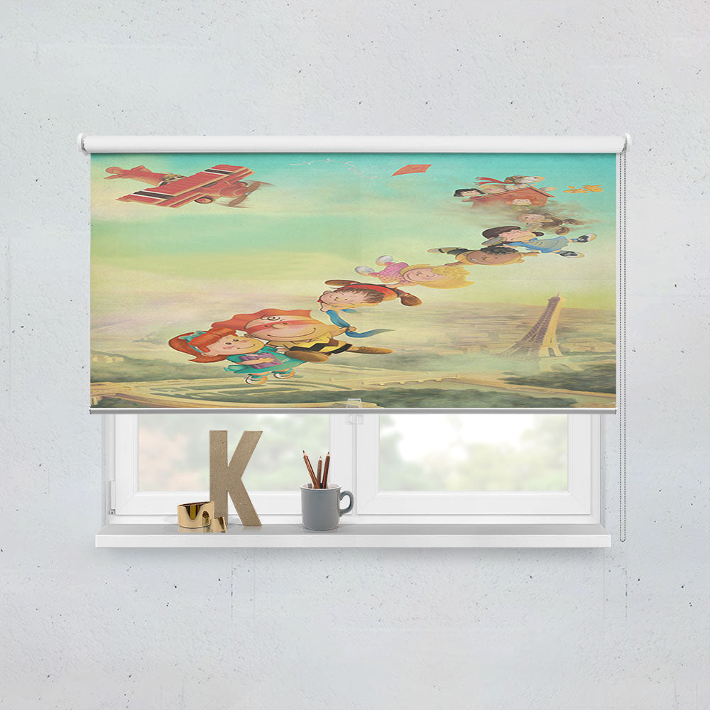 Snoopy I Love Reading Window Roller Blinds Shades