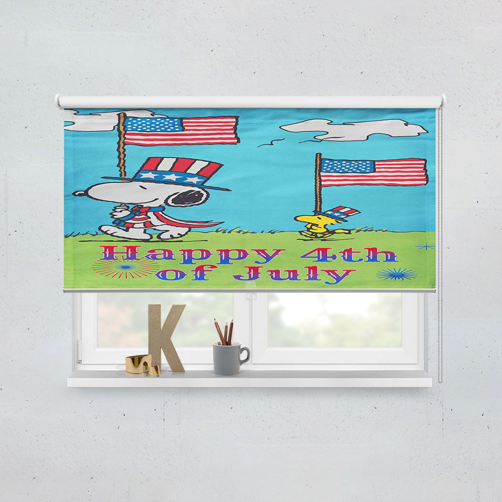 Snoopy Merry Christmas Window Roller Blinds Shades