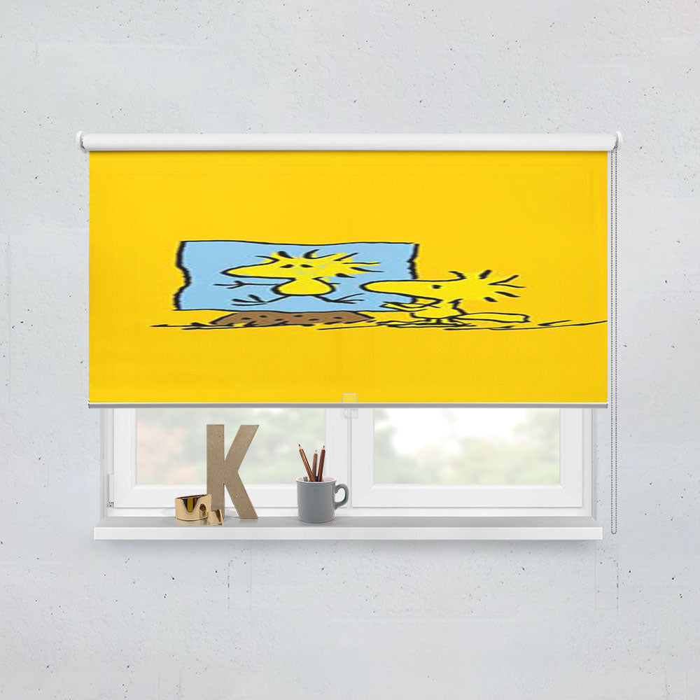 Snoopy White Window Roller Blinds Shades