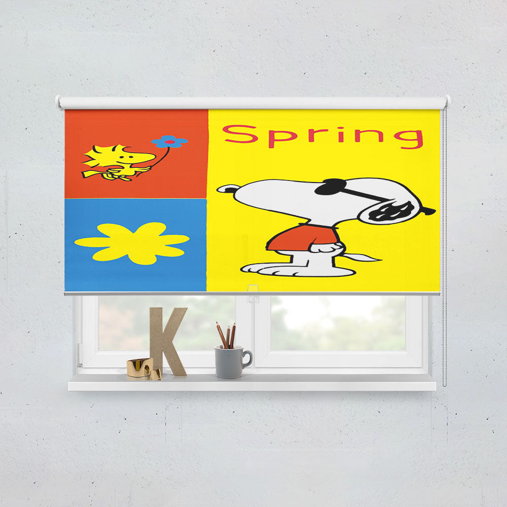 Snoopy Woodstock Rollercoaster Window Roller Blinds Shades