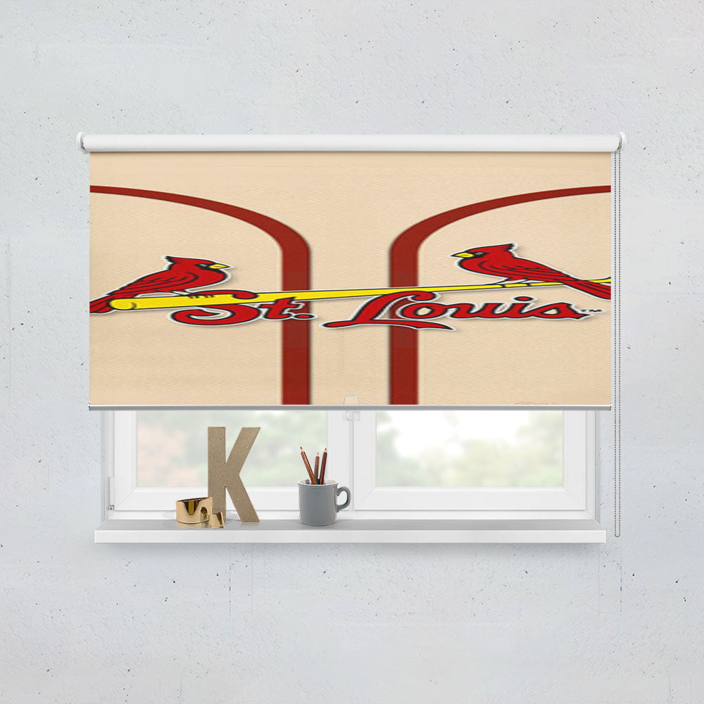St Louis Cardinals Mlb Window Roller Blinds Shades