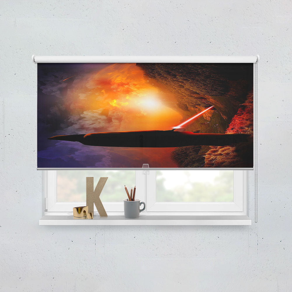 Star Wars Sunset Wallpaper Window Roller Blinds Shades