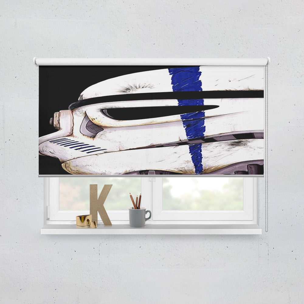 Stormtrooper Star Wars Helmet Window Roller Blinds Shades