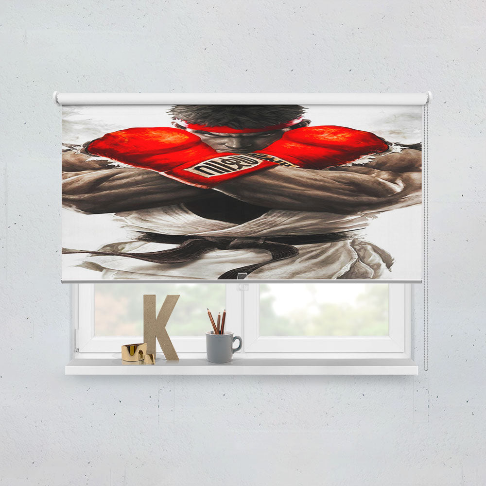 Street Fighter V Ryu Window Roller Blinds Shades