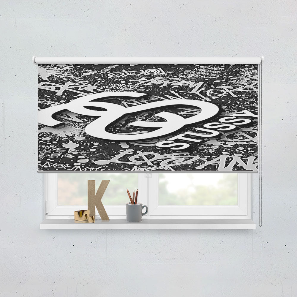 Stussy Wallpaper Window Roller Blinds Shades