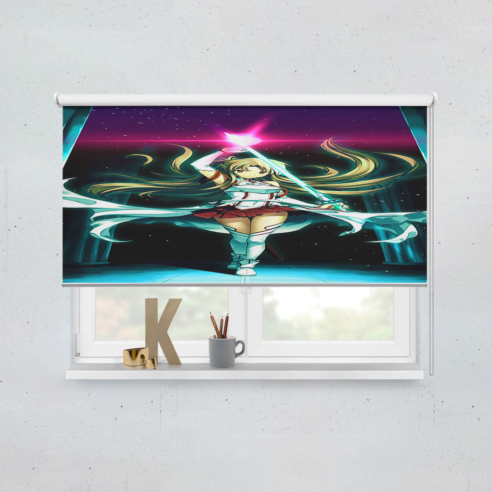 Sword Art Online Asuna Magic Window Roller Blinds Shades