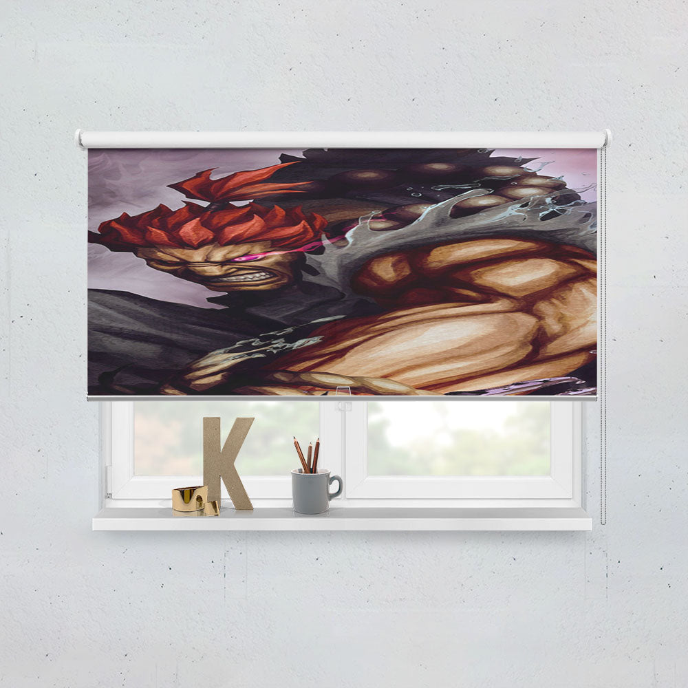 Tekken X Street Fighter Akuma Window Roller Blinds Shades