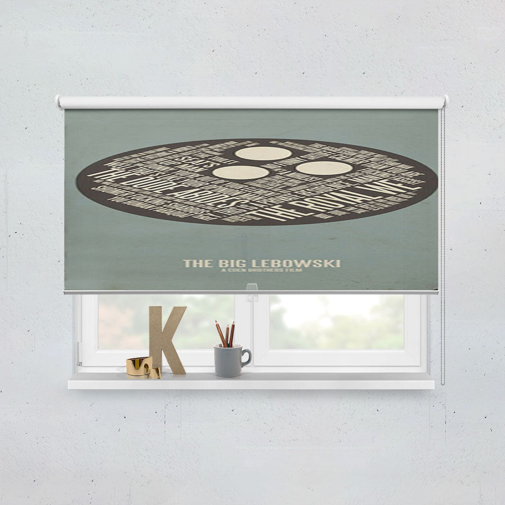 The Big Lebowski Circle Window Roller Blinds Shades