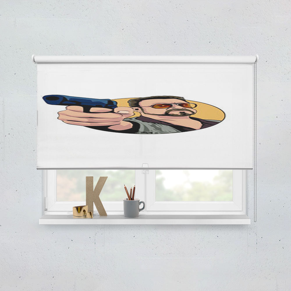 The Big Lebowski Gun Window Roller Blinds Shades