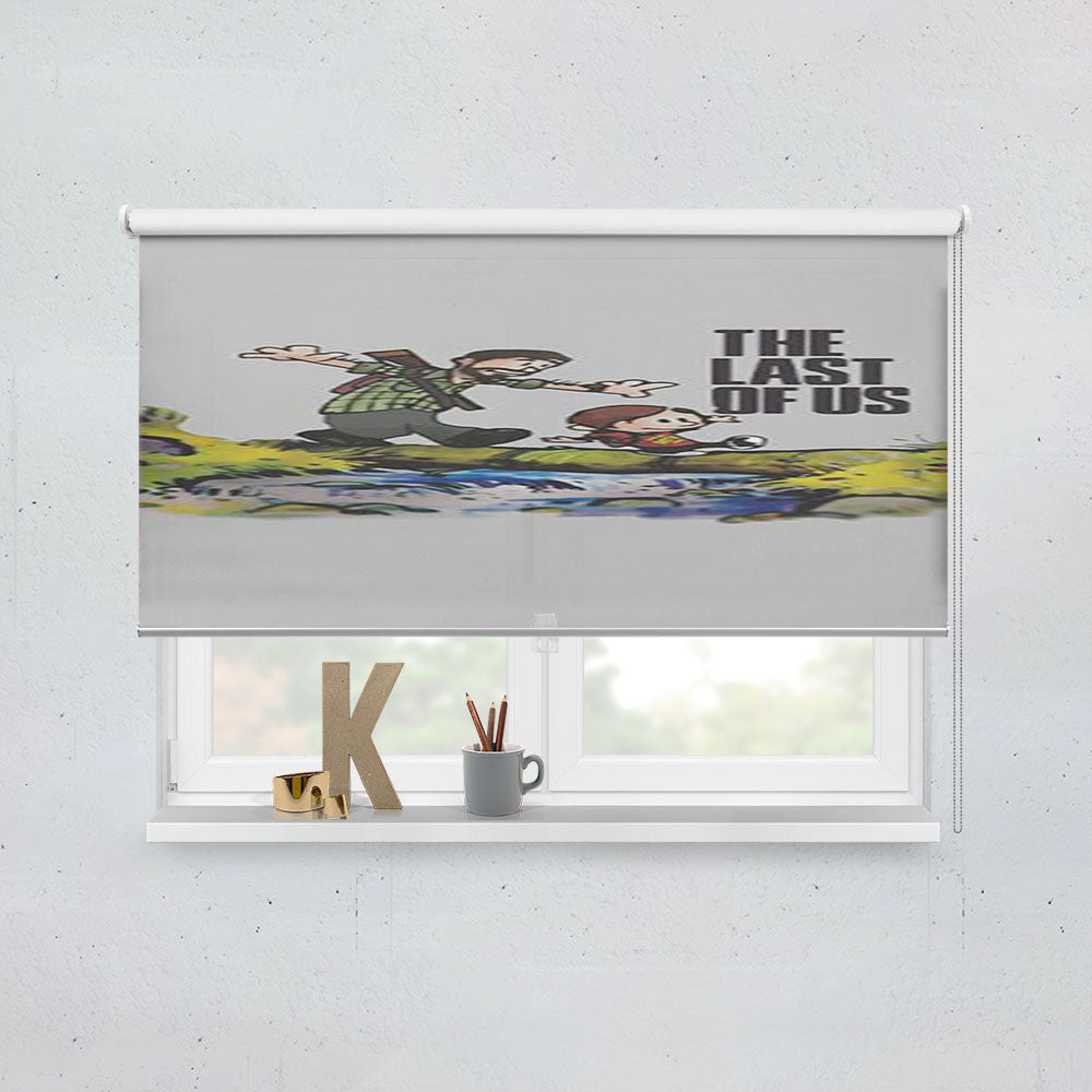 The Last Of Us As Calvin And Hobbes Window Roller Blinds Shades