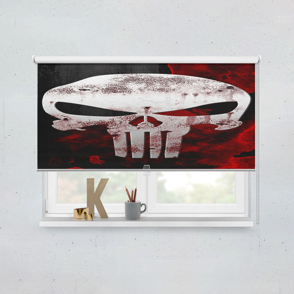 The Punisher Grunge Window Roller Blinds Shades