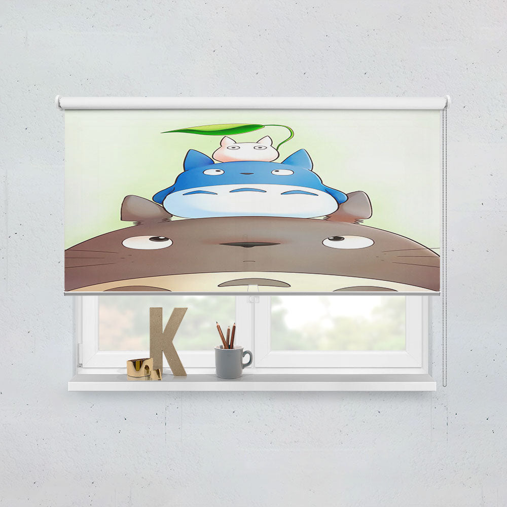 Totoro Cartoon Window Roller Blinds Shades