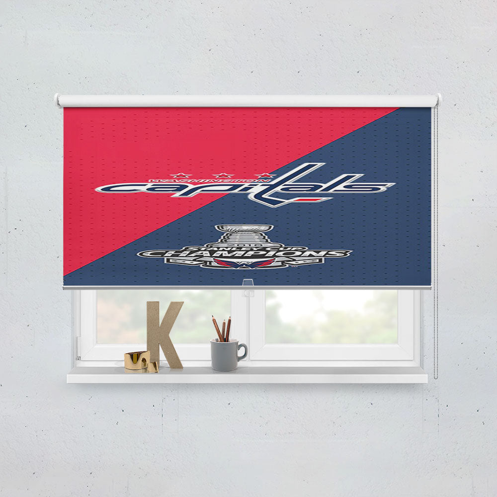 Washington Capitals Stanley Cup Window Roller Blinds Shades
