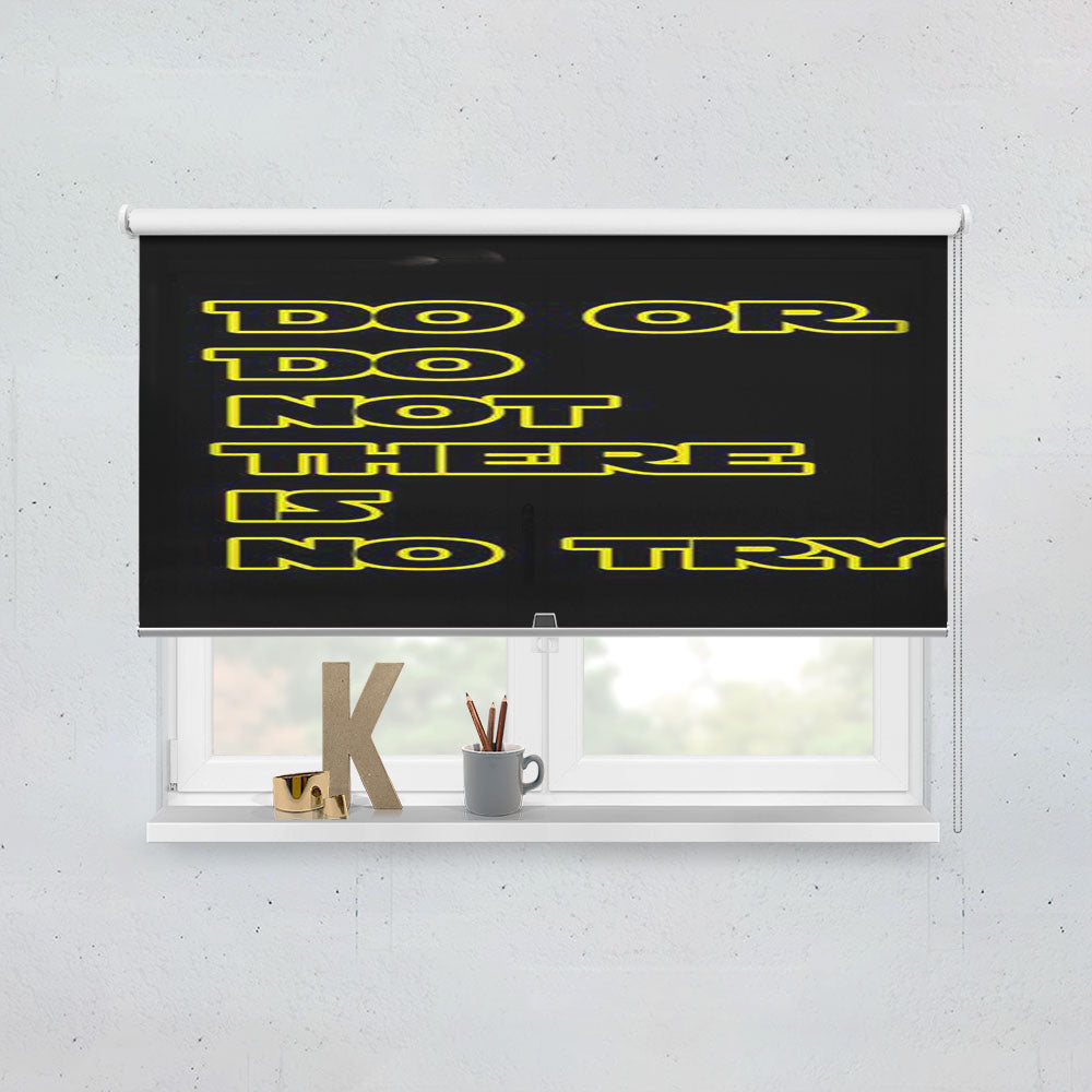 Yoda Quote Star Wars Window Roller Blinds Shades