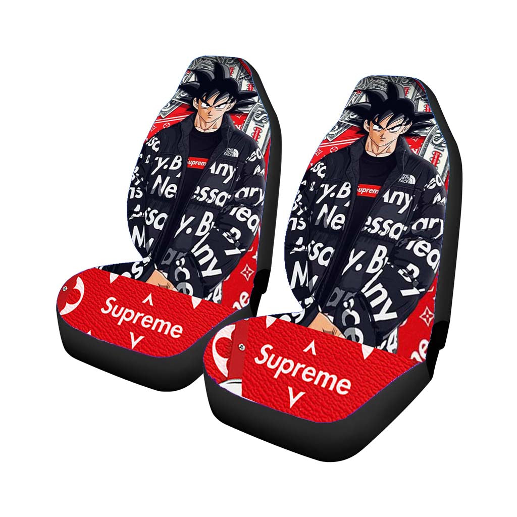 Goku In Supreme Louis Vuitton Mode Car Seat Covers