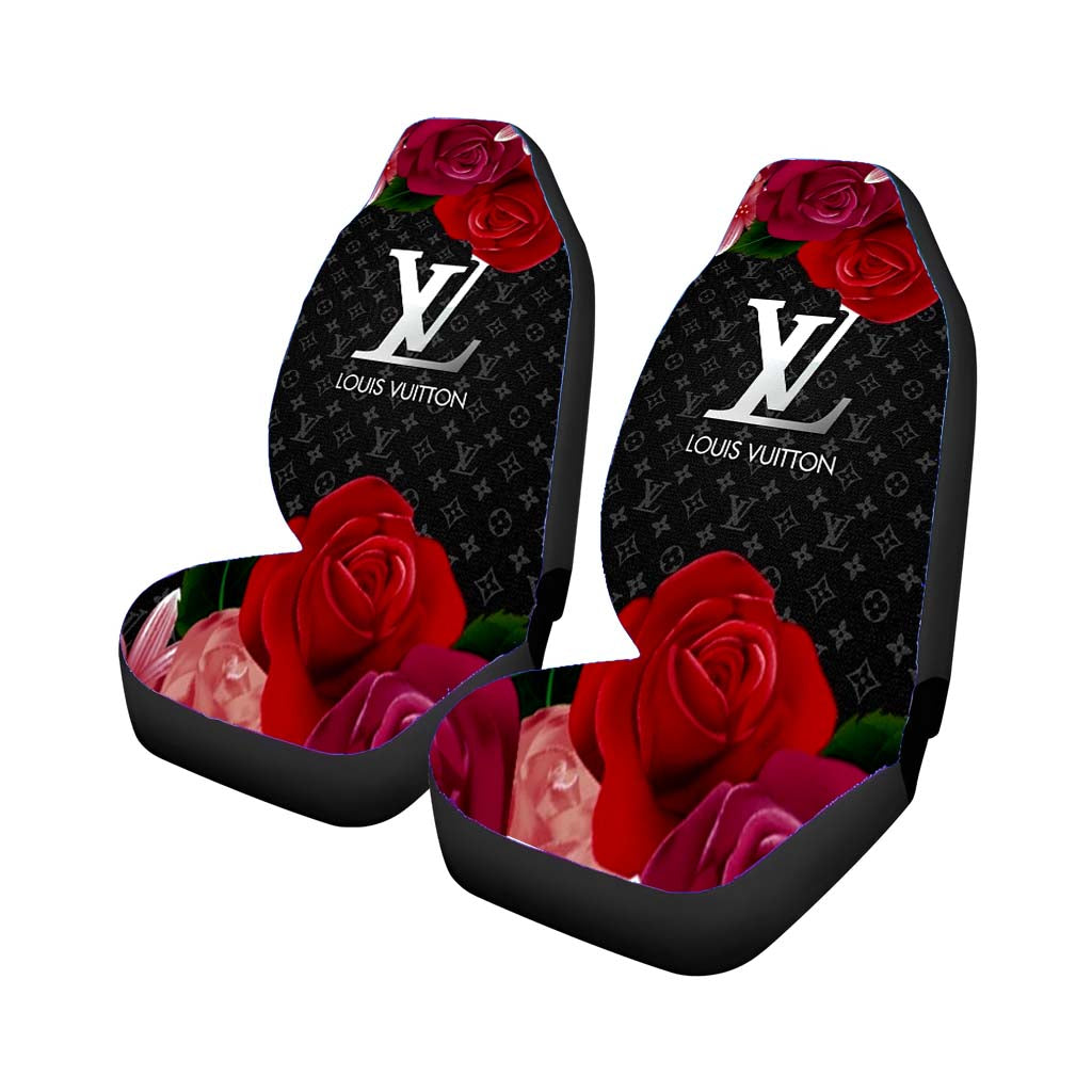 Louis Vuitton With Rose Car Seat Covers