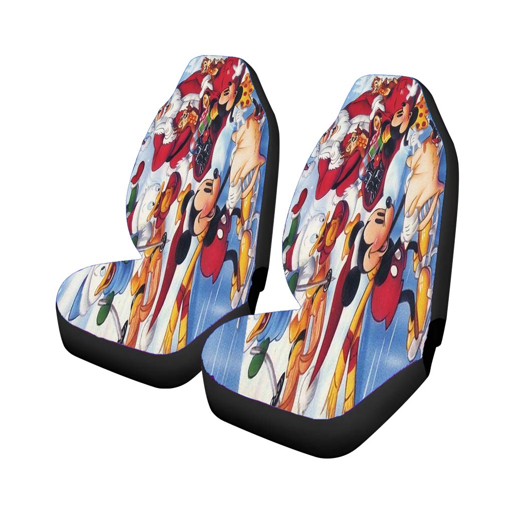Walt Disney Christmas All Character Design Car Seat Covers