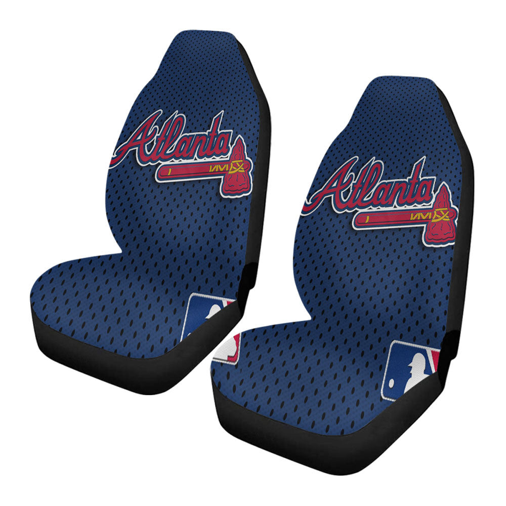 Atlanta Braves Wallpaper Car Seat Covers