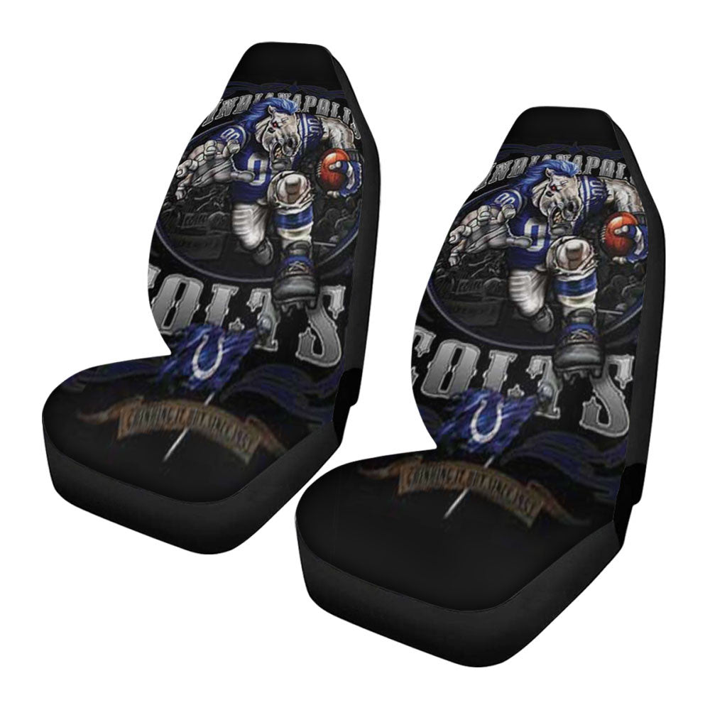 Indy Colts Angry Car Seat Covers