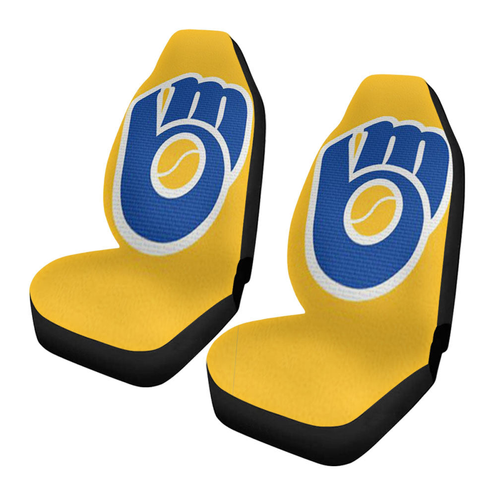 Milwaukee Brewers Yellow Car Seat Covers