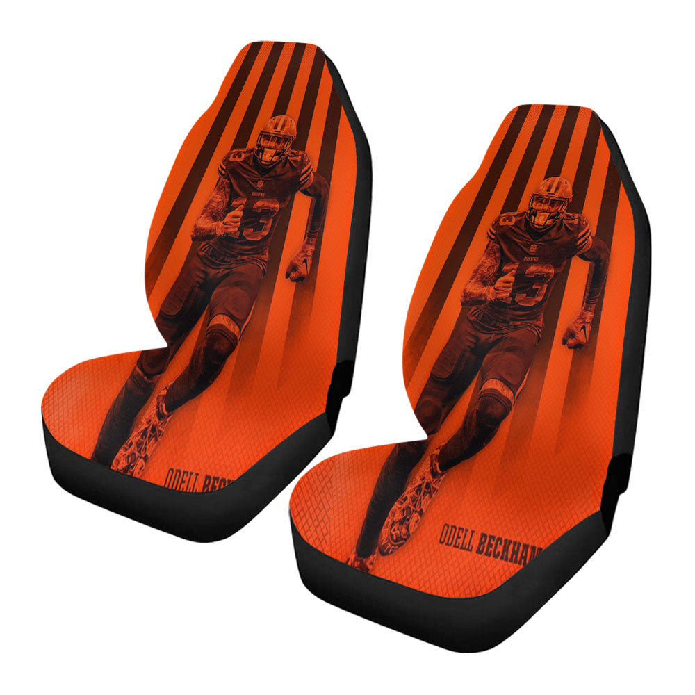 Odell Beckham Jr Best Cleveland Brown Player Car Seat Covers