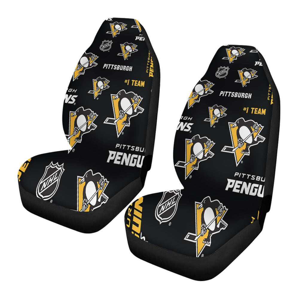 Pittsburgh Penguin Pattern Car Seat Covers