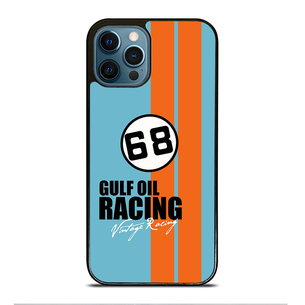 Gulf Oil Motor Vintage Racing iPhone 15 | 16 Pro Max Case