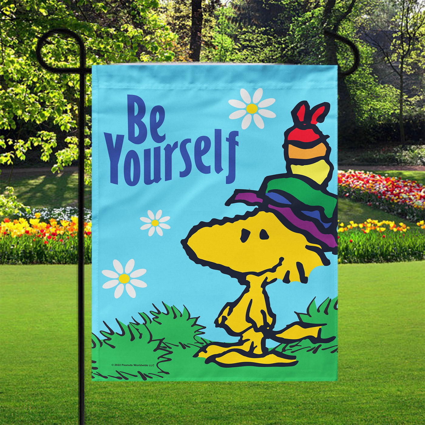 Peanuts Be Yourself Woodstock Garden Flags Yard Outdoor Lawn 12 X 18