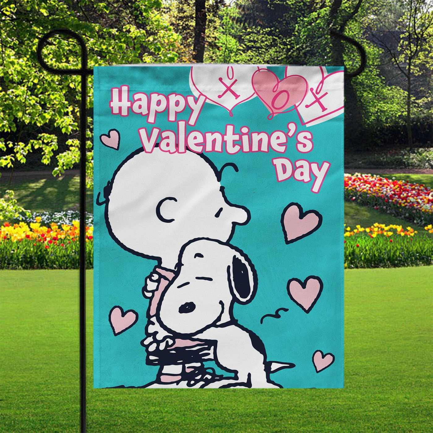 Peanuts Snoopy Charlie Brown Garden Flags Yard Outdoor Lawn 12 X 18