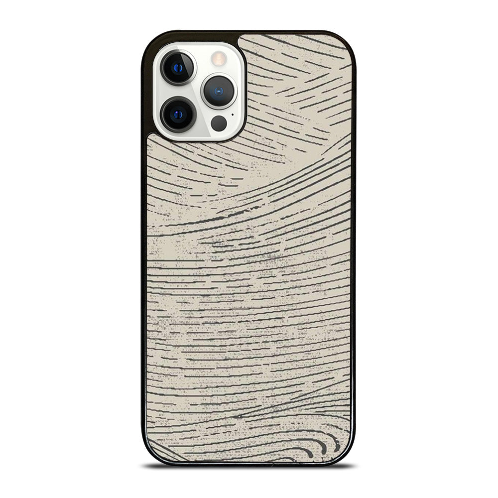 Hand Drawing Waves Pattern iPhone 16 Pro Max Case