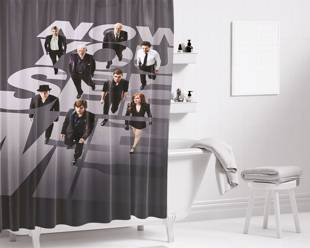 Now You See Me 2 Movi Bathroom Shower Curtain Fabric Waterproof | 66 X 72 Inch