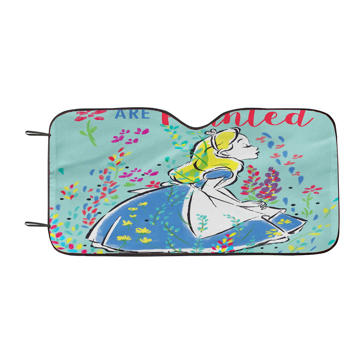 Alice In Wonderland Where You Are Planted Car Auto Sun Shade Windshield Cover