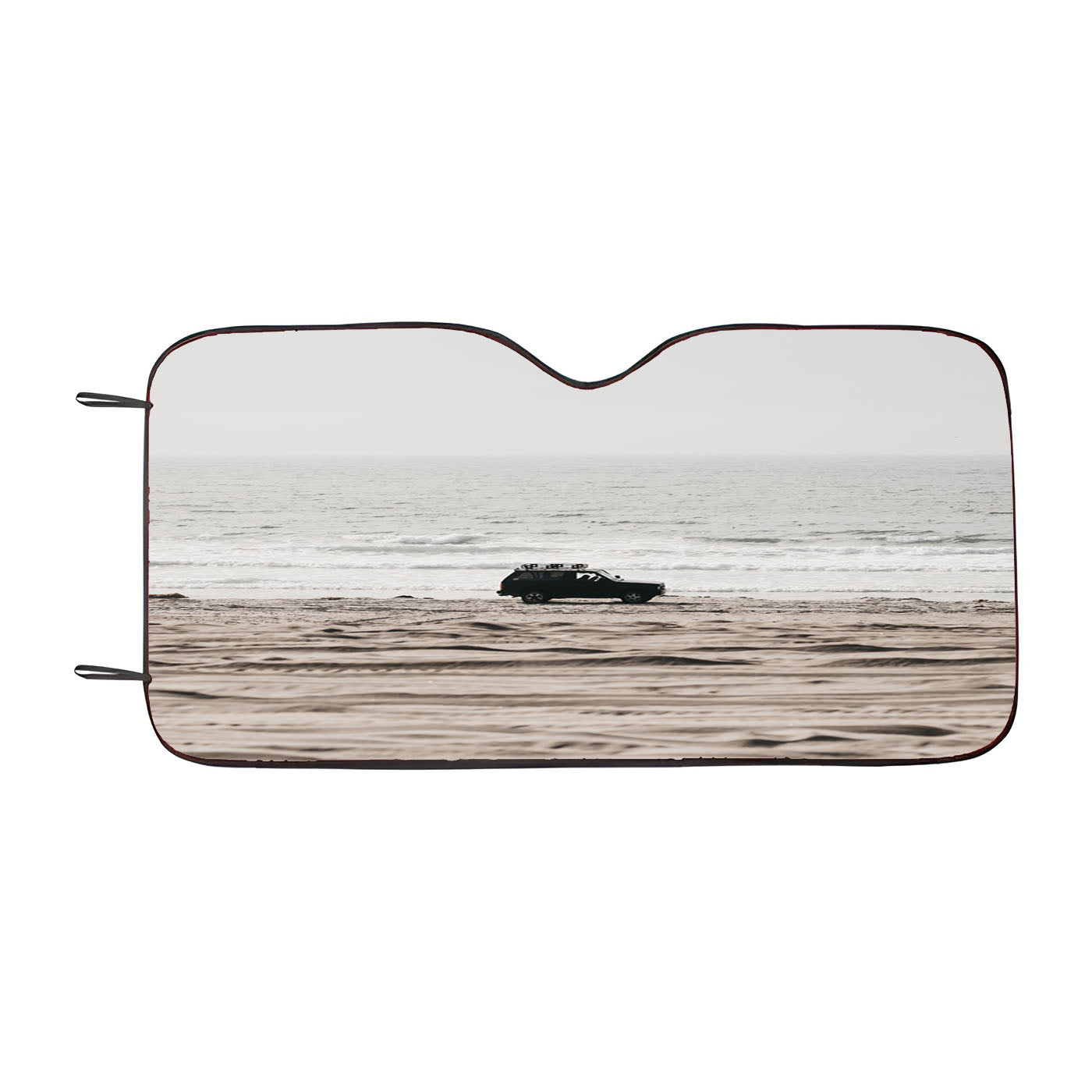 Beach Jeep August Car Auto Sun Shade Windshield Cover