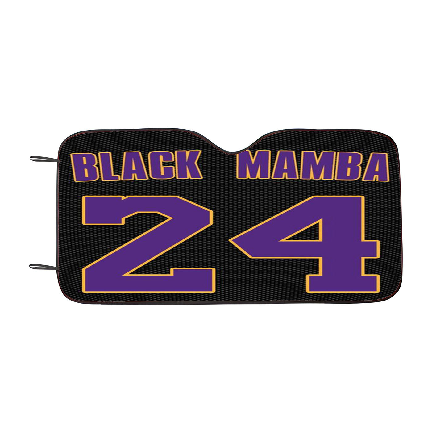 Black Mampa Kobe Real Black Style Car Auto Sun Shade Windshield Cover