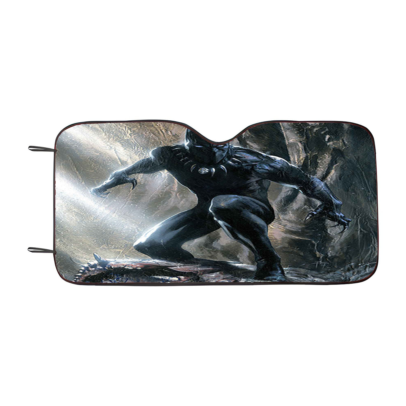 Black Panther Marvel Car Auto Sun Shade Windshield Cover