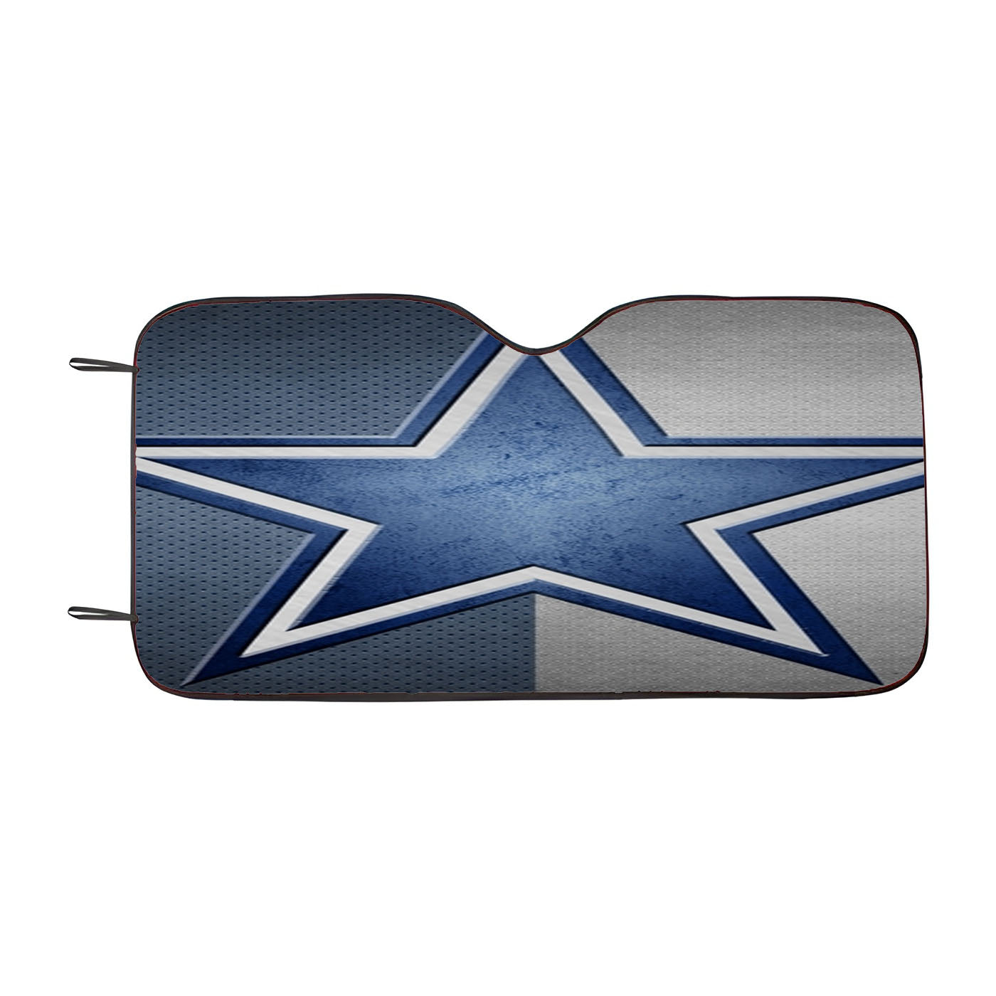 Blue Grey Star Symbol Dallas Cowboys Logo Car Auto Sun Shade Windshield Cover