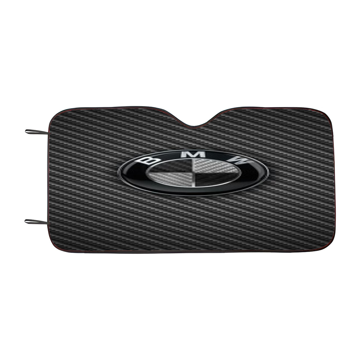 Bmw Black Carbon Car Auto Sun Shade Windshield Cover