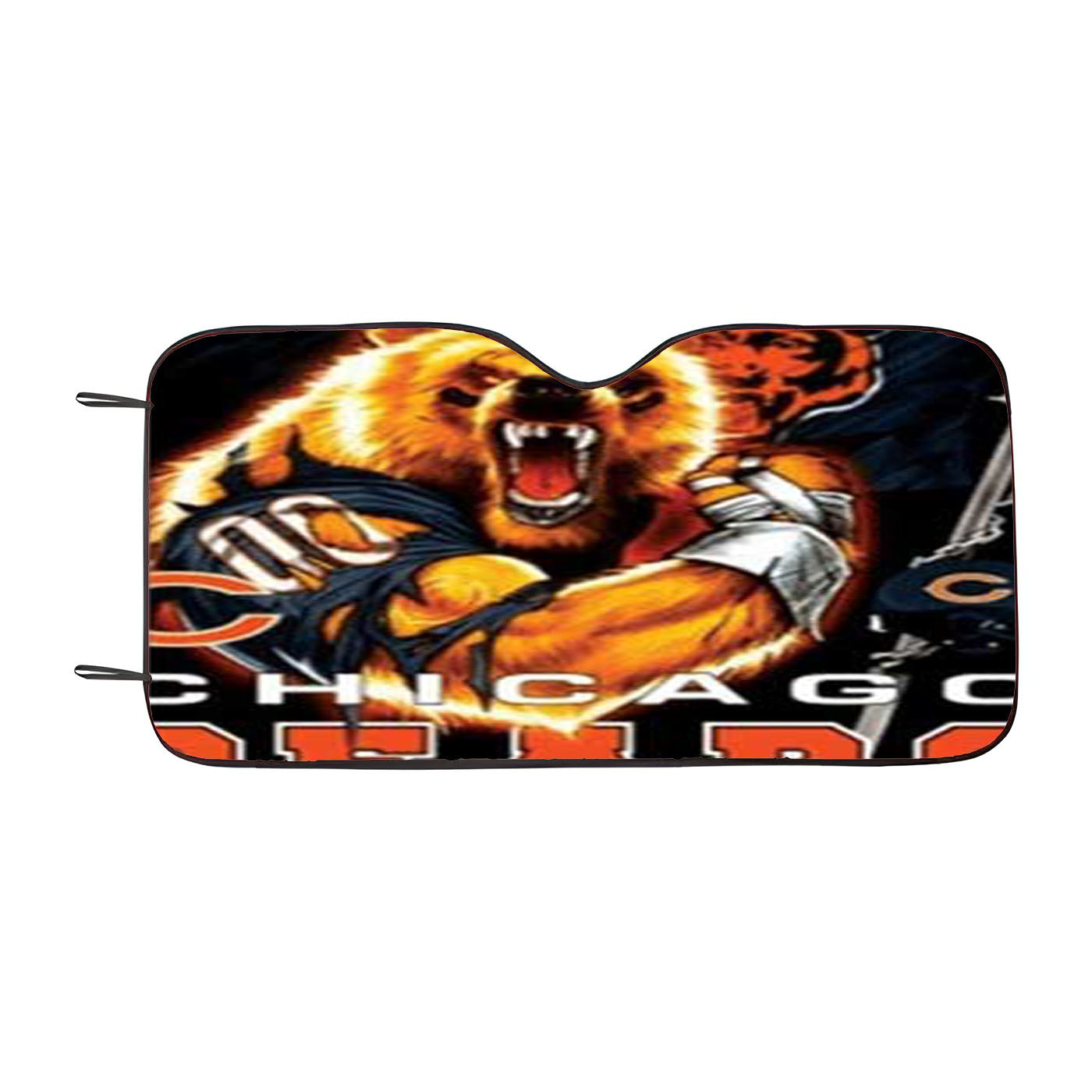 Chicago Bears Helmet Logo Car Auto Sun Shade Windshield Cover