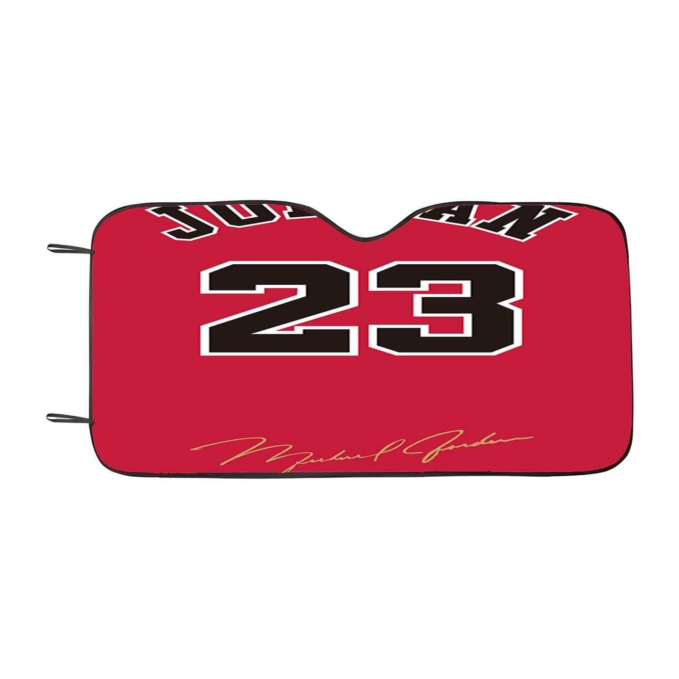 Chicago Bulls Jordan Glitter Car Auto Sun Shade Windshield Cover