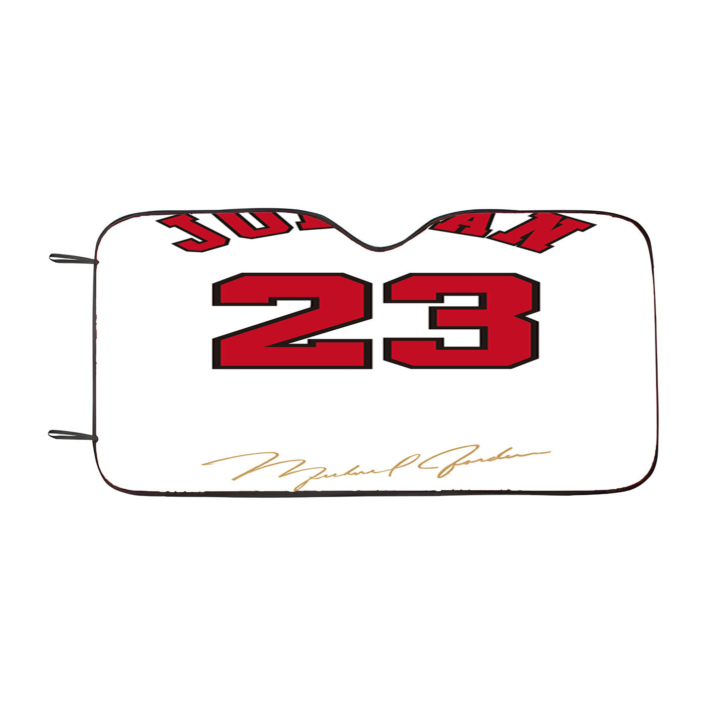 Chicago Bulls Logo Black Car Auto Sun Shade Windshield Cover