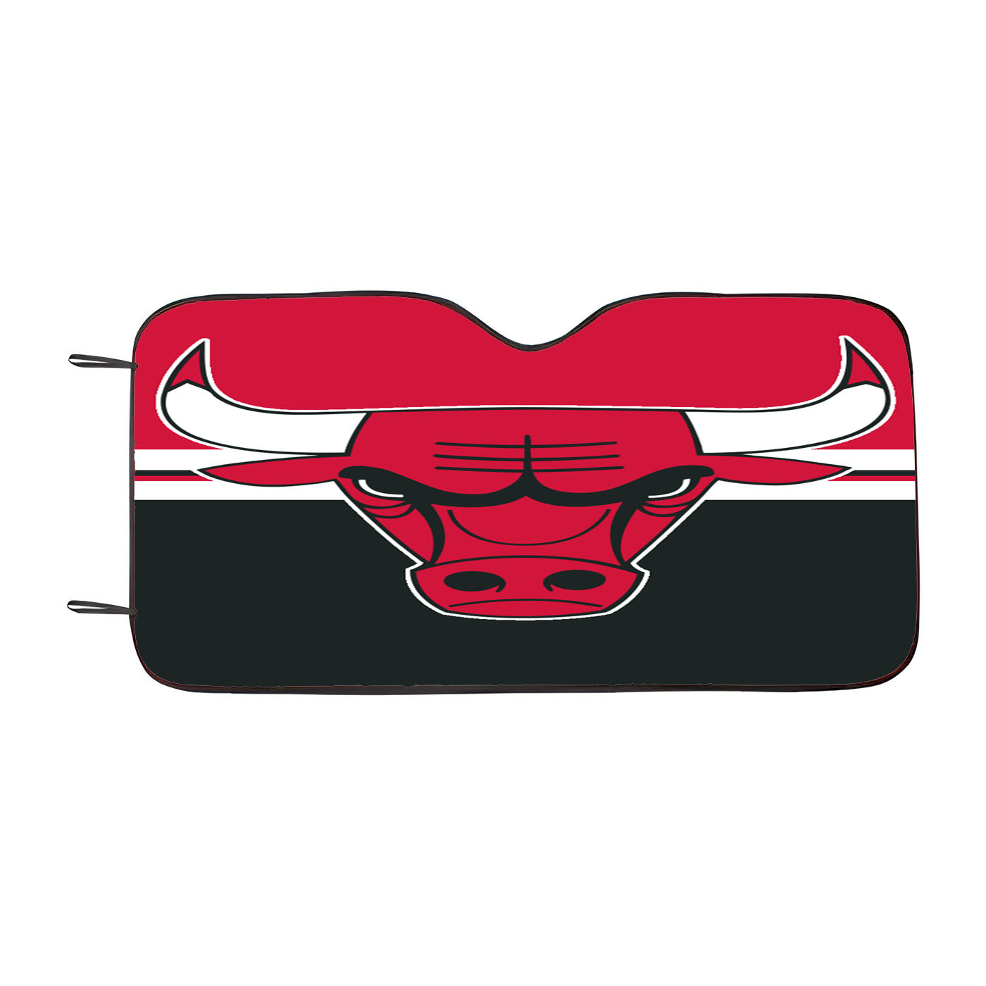 Chicago Bulls Logo Red Car Auto Sun Shade Windshield Cover