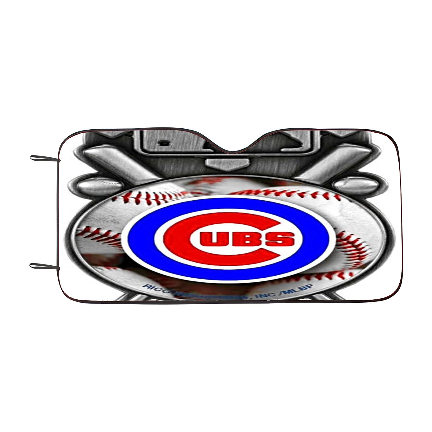 Chicago Cubs Baseball Bear Hand Car Auto Sun Shade Windshield Cover