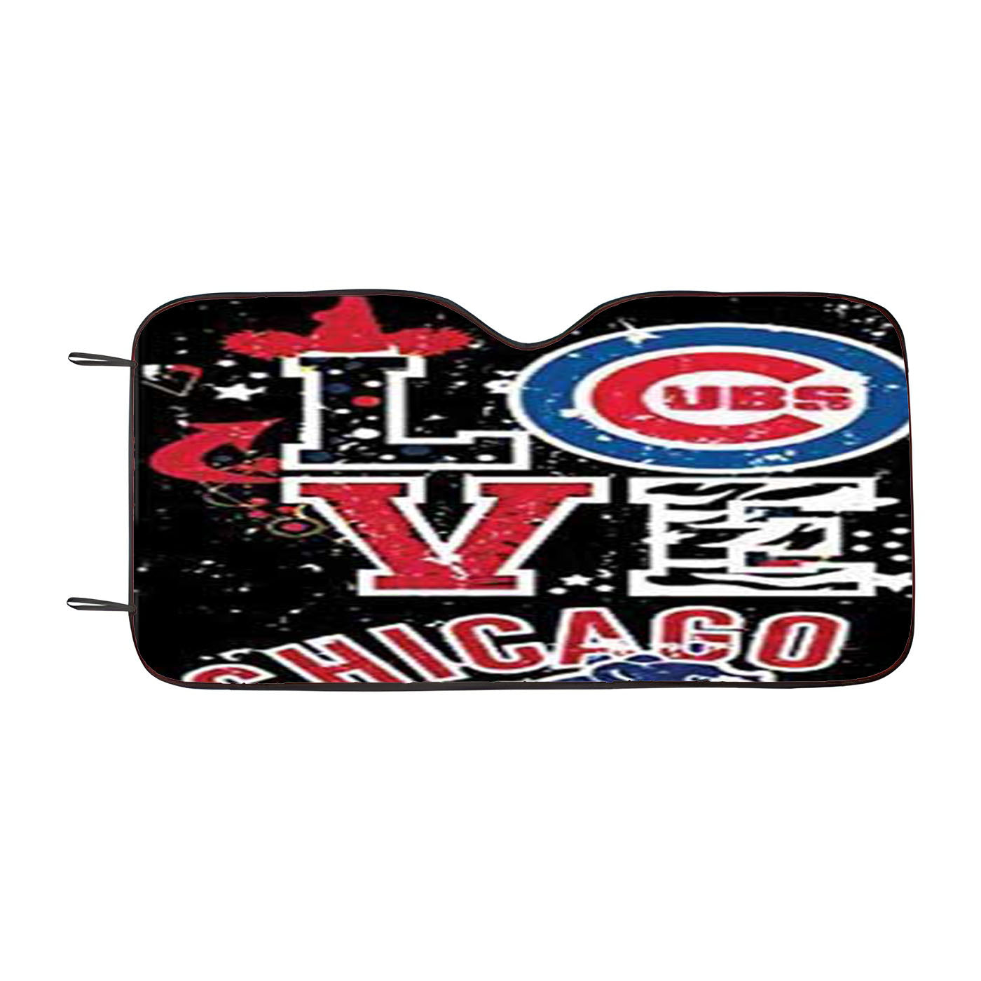 Chicago Cubs Loveable Winner Car Auto Sun Shade Windshield Cover