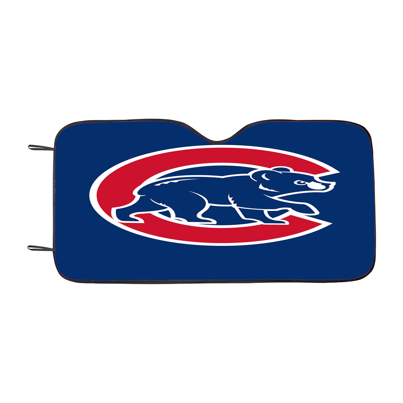 Chicago Cubs On The Red Car Auto Sun Shade Windshield Cover